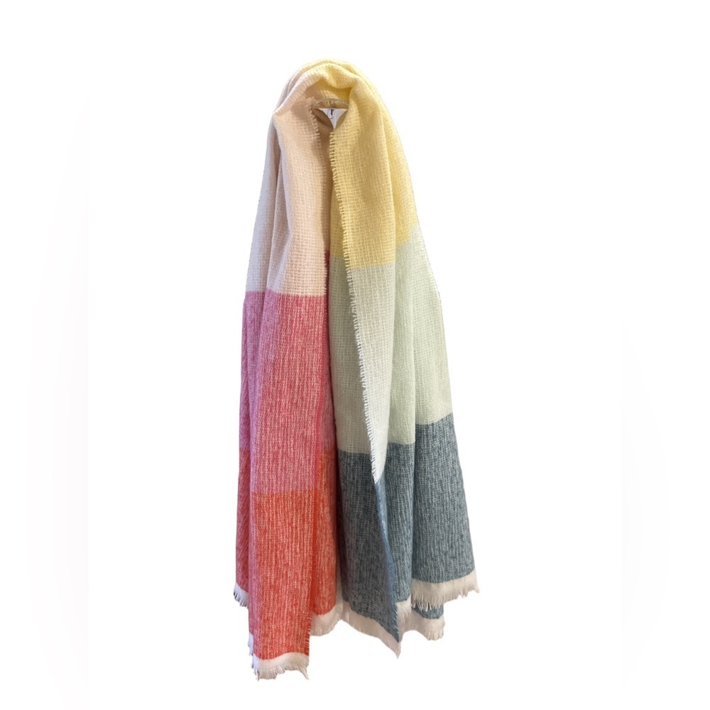 Colorful Block Pattern Scarf